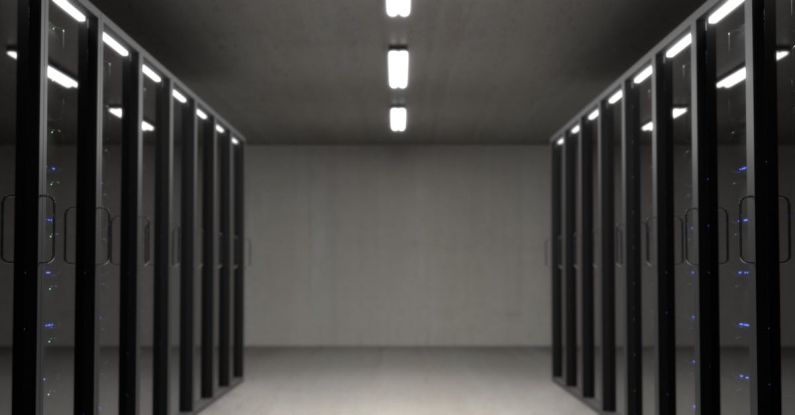 Big Data - Black Server Racks on a Room